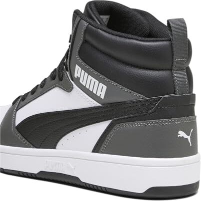 Puma Unisex Rebound V6 Scarpe da ginnastica,  White  Black Shadow Gray, 36 EU