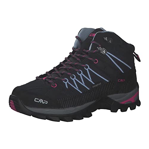 CMP Rigel Mid Wmn Trekking Shoes Wp, Scarpe da trekking Donna, Skyway Titanium, 40 EU