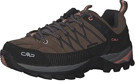 CMP Rigel Wp, Scarpe da Trekking Basse Donna, Marrone (Cenere), 40 EU