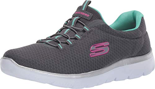 Skechers Summits, Scarpe da Ginnastica Donna, Charcoal Green Ccgr, 36 EU