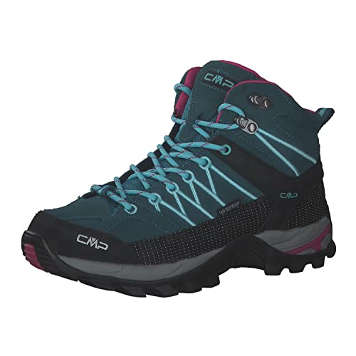 CMP Rigel Mid Wmn Trekking Shoes Wp, Scarpe da trekking Donna, Deep Lake Water, 39 EU