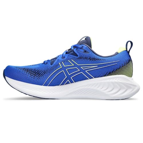 Asics Cumulus 25 Uomo Scarpe da Running Blu Bianco