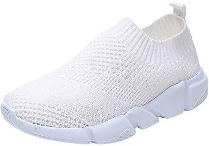 SZZY Donne Running Mesh Outdoor Soles On Slip Scarpe comode Sport Casual Scarpe Donna Moda Donna Donna (Bianco, 4.5)