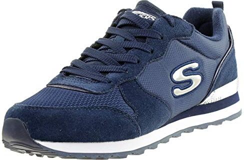 Skechers Originals Og 85 Golden Girl, A collo basso Donna, Blu Navy Blue, 38 EU