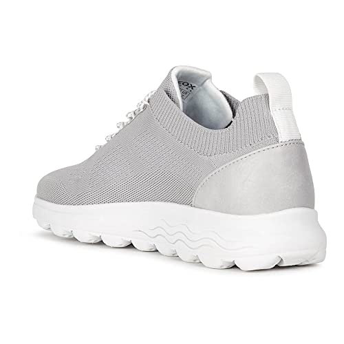 Geox D Spherica A, Sneakers Donna, Grigio (Lt Grey), 40 EU