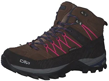 CMP Rigel Mid Wmn Trekking Shoes Wp, Scarpe da trekking Donna, Castoro Malva, 38 EU