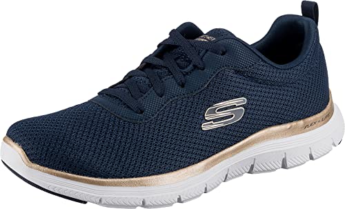 Skechers Flex Appeal 4.0 Brilliant View, Scarpe da ginnastica Donna, Blu (Blu), 42 EU