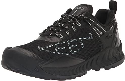 Keen Nxis Evo Impermeabile, Scarpe da Escursionismo Donna, Nero Nuvola Blu, 38 EU