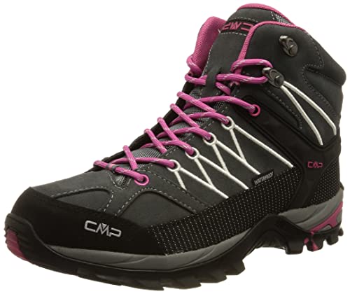 CMP Rigel Mid Wmn Trekking Shoes Wp, Scarpe da trekking Donna, Fuxia Ice, 43 EU