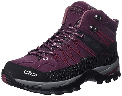 CMP Rigel Mid Wmn Trekking Shoes Wp, Scarpe da trekking Donna, Prune, 42 EU