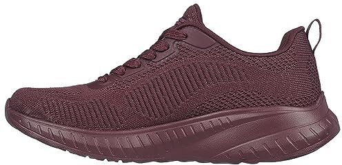 Skechers Bobs Squad Chaos Face Off, Scarpe sportive Donna, Plum Engineered Knit, 40 EU