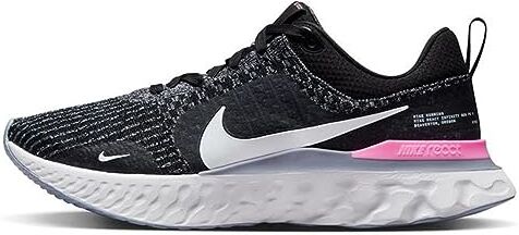 Nike React Infinity Run FK 3, Sneaker Uomo, Black/Football Grey-Ashen Slate, 39 EU