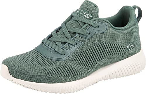 Skechers Bobs Squad Tough Talk, Scarpe da Ginnastica Donna, Sage Blue, 37 EU