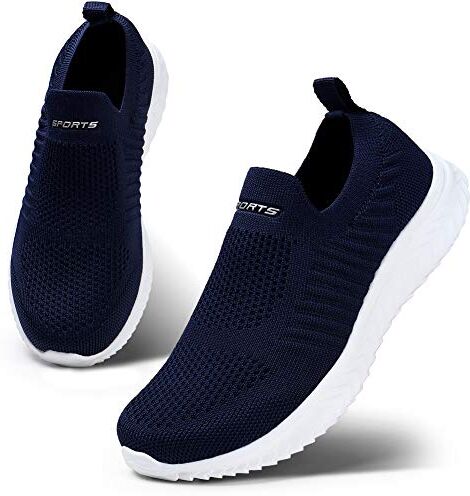 HKR Tennis Donna Comode Scarpe da Ginnastica Running Sportive Corsa Casual Sneakers per Camminare Fitness Jogging Blu 40 EU