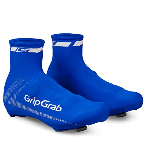 GripGrab RaceAero Copriscarpe Aerodinamici Estivi per Bici da Corsa Leggeri da Ciclismo in Lycra Antipioggia Calzari