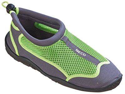 Beco Aquaschuhe Surfschuhe Stand Up Paddling Wattschuhe Neue Kollektion, Scarpe Unisex, Multicolore (Grey/Green), 42 EU