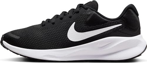 Nike FB2208 Revolution 7 Donna, Black/White EU 40