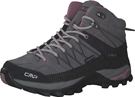 CMP Rigel Mid Wmn Trekking Shoes Wp, Scarpe da trekking Donna, Blush Cement, 36 EU