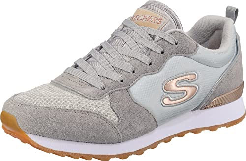 Skechers Originals Og 85 Golden Girl, A collo basso Donna, Grigio Gray, 36 EU