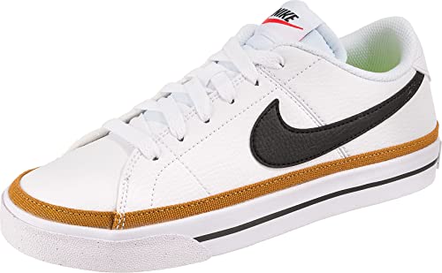 Nike Court Legacy Next Nature, Scarpe da Ginnastica Donna, bianco (WHITE/BLACK-DESERT OCHRE-TEAM ORANGE), 39 EU