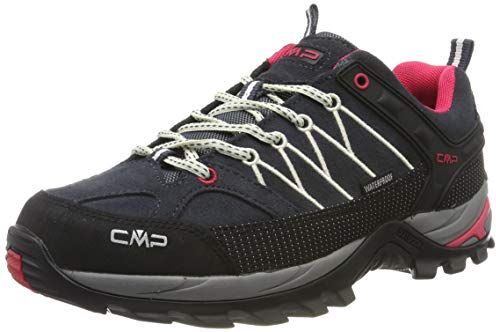 CMP Rigel Low Wmn Trekking Shoes Wp, Scarpe da Trekking Donna, Antracite Off White, 39 EU