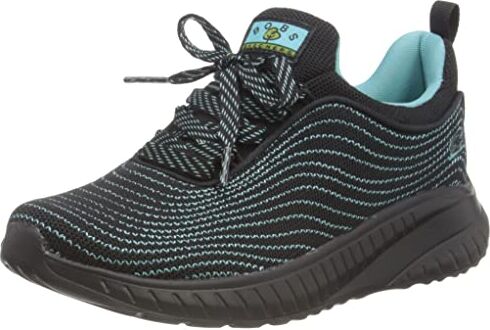 Skechers Bobs Squad Caos, Scarpe da ginnastica Donna, Nero, 40 EU