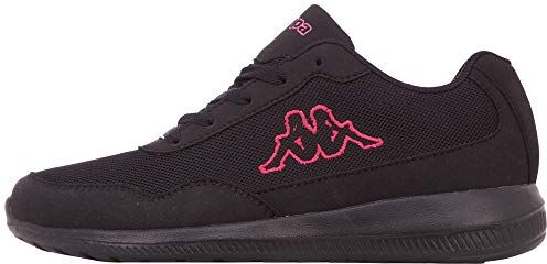 Kappa Follow Oc W Scarpe da Ginnastica Donna, Nero (black/pink), 42 EU