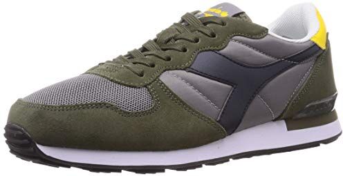 Diadora Camaro, Sneaker Unisex AdultoC6342 Grape Leaf Frost Gry Sup Lemon, 38.5 EU