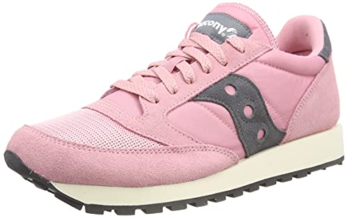 Saucony Jazz Original Vintage, Sneaker Donna, Rosa/Grigio (Pink/Grey), 40.5 EU