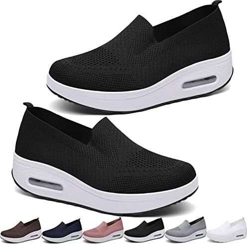 CLYQUE Orthopedic Sneaker for Women, Scarpe Donna Orthopedic Sneaker, Scarpe Traspiranti e Casual con Cuscino d'Aria Scarpe Ortopediche Antiscivolo per Cuscino d'Aria Scarpe da Passeggio Slip-on