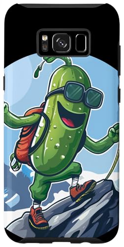 Funny hiking Pickle Outfit Custodia per Galaxy S8+ Mountain Pickle per escursioni e trekking Uomo e Donna