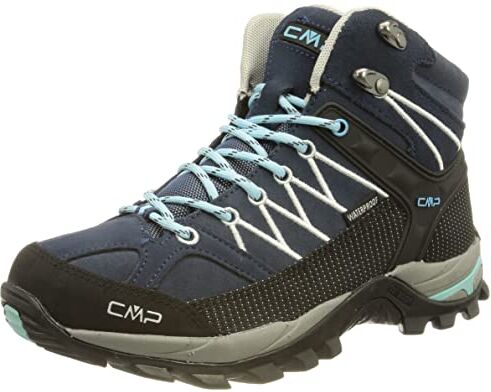 CMP Rigel Mid Wmn Trekking Shoes Wp, Scarpe da trekking Donna, Blue Stone, 36 EU