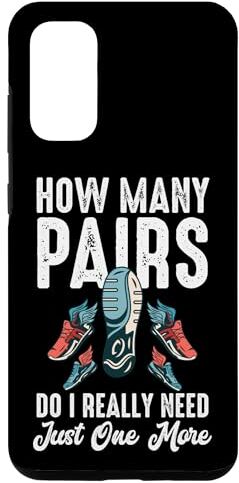 Funny Marathon Running Apparel & Gifts Co Custodia per Galaxy S20 Just One More Scarpe da corsa retrò divertenti per maratona