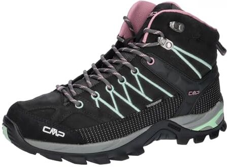 CMP Rigel Mid Wmn Trekking Shoes Wp, Scarpe da trekking Donna, Piombo Orchidea, 36 EU