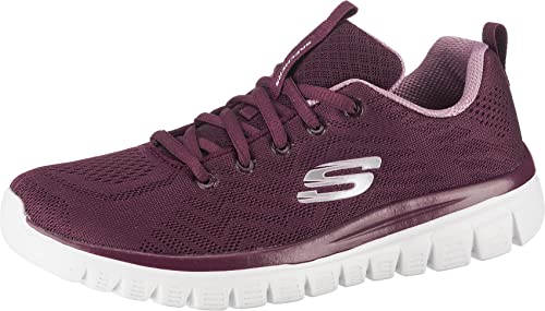 Skechers Graceful Get Connected Scarpe da ginnastica da donna, Rosso (Rosso), 36.5 EU