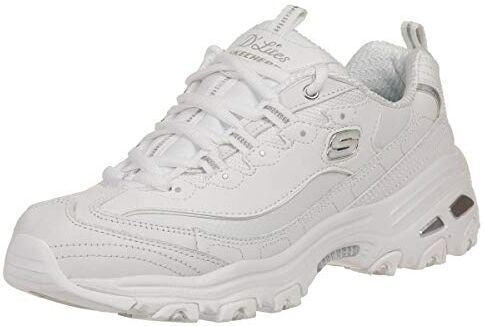 Skechers D'lites Fresh Start, Scarpe Donna, Bianco, 42 EU