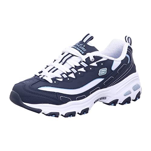 Skechers D'lites Fresh Start, Scarpe Donna, Blu Blue Navy, 38 EU