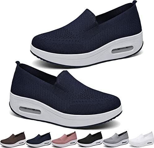 CLYQUE Orthopedic Sneaker for Women, Scarpe Donna Orthopedic Sneaker, Scarpe Traspiranti e Casual con Cuscino d'Aria Scarpe Ortopediche Antiscivolo per Cuscino d'Aria Scarpe da Passeggio Slip-on