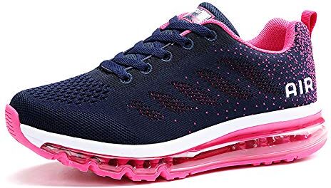 frysen Uomo Donna Air Scarpe da Ginnastica Corsa Sportive Fitness Running Sneakers Basse Interior Casual all'Aperto Blue Plum 40 EU