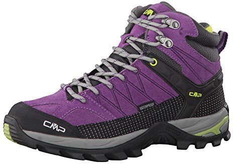 CMP Rigel Mid Wmn Trekking Shoes Wp, Scarpe da trekking Donna, Lampone Viola, 41 EU