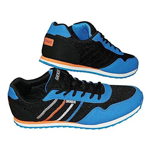 REIS BSDAILY_BN43 Grensho Scarpe Sportive, Nero/Blu, 43