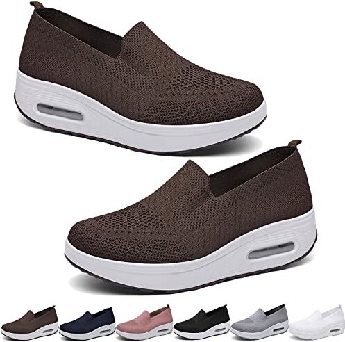 CLYQUE Orthopedic Sneaker for Women, Scarpe Donna Orthopedic Sneaker, Scarpe Traspiranti e Casual con Cuscino d'Aria Scarpe Ortopediche Antiscivolo per Cuscino d'Aria Scarpe da Passeggio Slip-on