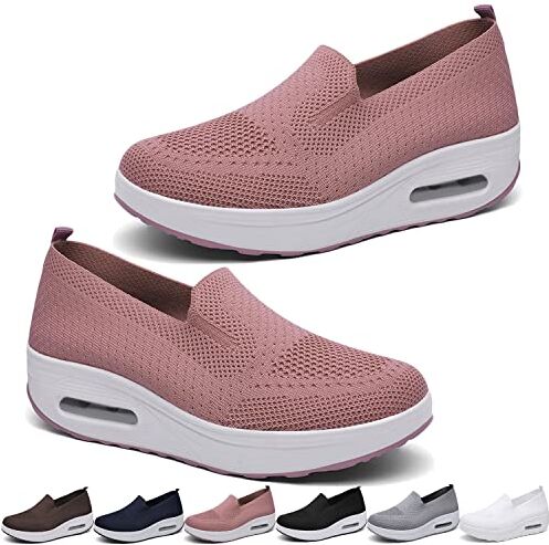 CLYQUE Orthopedic Sneaker for Women, Scarpe Donna Orthopedic Sneaker, Scarpe Traspiranti e Casual con Cuscino d'Aria Scarpe Ortopediche Antiscivolo per Cuscino d'Aria Scarpe da Passeggio Slip-on