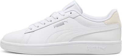 Puma Unisex Smash 3.0 L Scarpe da ginnastica,  White Rosebay  Silver, 42 EU