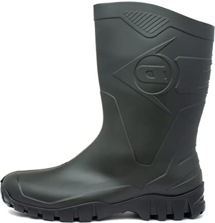 Dunlop Gummistiefel Grün, Stivale In Gomma da uomo, Verde, EU 42   UK 8   US 9