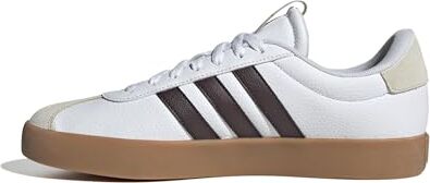 Adidas Vl Court, Sneaker Uomo, Cloud White Shadow Brown Aluminium, 43 1/3 EU