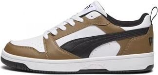 Puma Rebound V6 Low, Scarpe da ginnastica Unisex Adulto,  White  Black Chocolate Chip, 42 EU