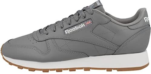 Reebok Classic Leather, Sneaker Unisex Adulto, Grigio (Pugry5/Ftwwht/Rbkg03), 37.5 EU