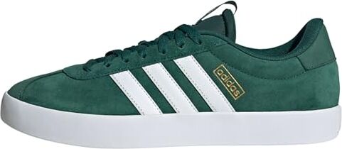 Adidas Vl Court, Sneaker Uomo, Collegiate Green Cloud White Wonder Silver, 45 1/3 EU