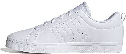 Adidas VS Pace 2.0 Shoes, Sneakers Uomo, Ftwr White Ftwr White Ftwr White, 45 1/3 EU